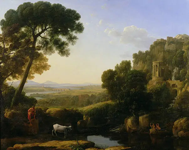 Paisagem com Argus guardando Io - Claude Lorrain