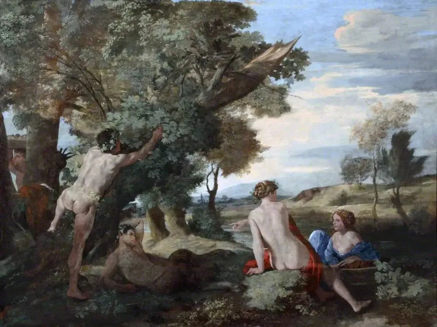 Paisagem com Baco e Ceres - Nicolas Poussin