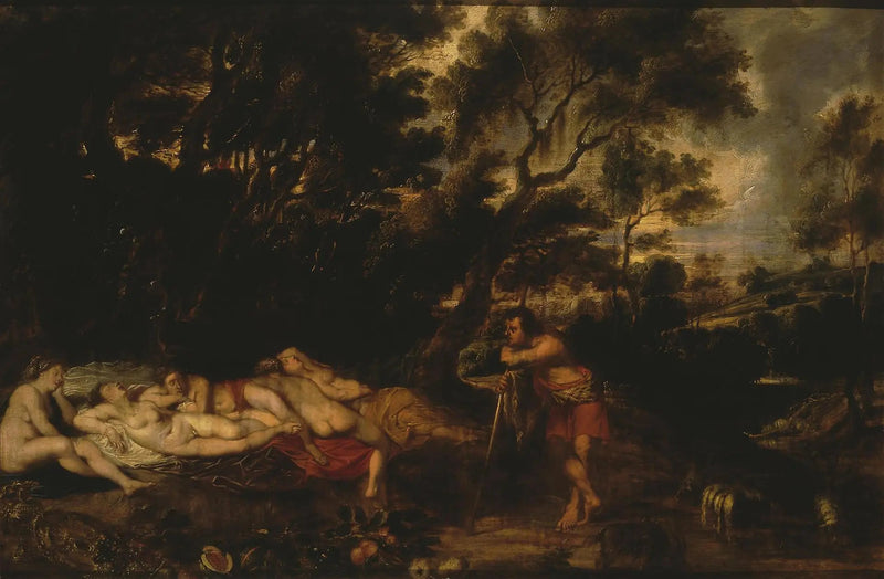 Paisagem com Címon e Ifigênia - Peter Paul Rubens