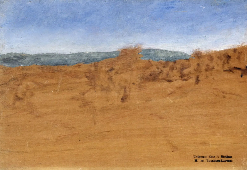 Paisagem com dunas perto de Arcachon - Henri de Toulouse-Lautrec