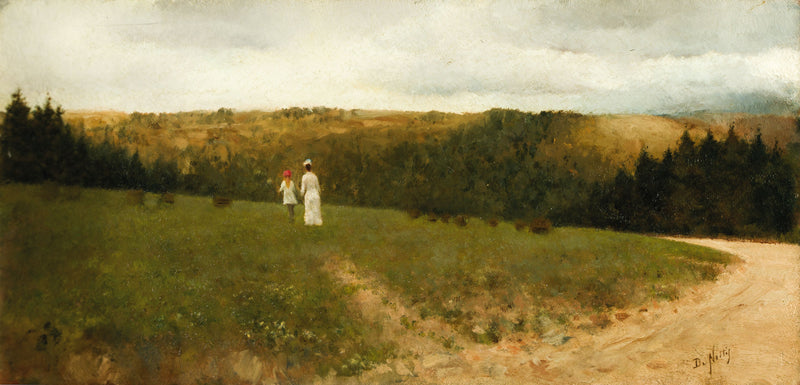 Paisagem com figuras - Giuseppe De Nittis