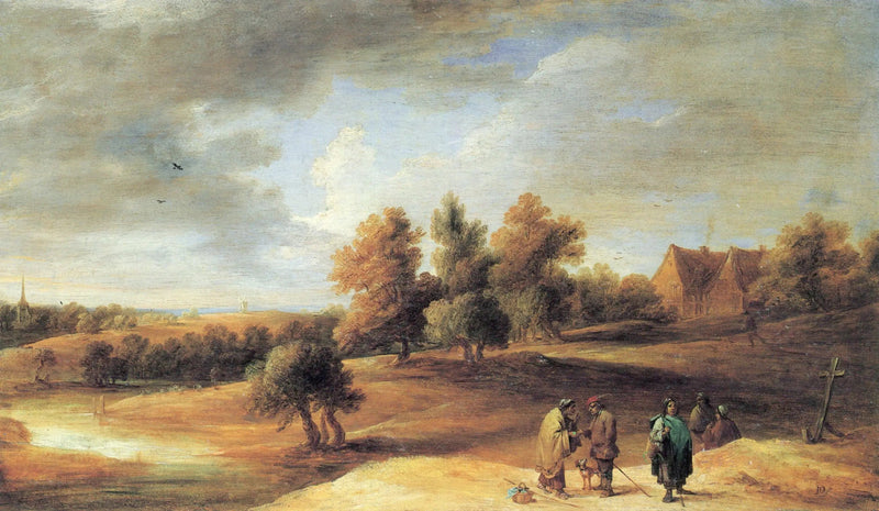 Paisagem com ciganos - David Teniers Júnior