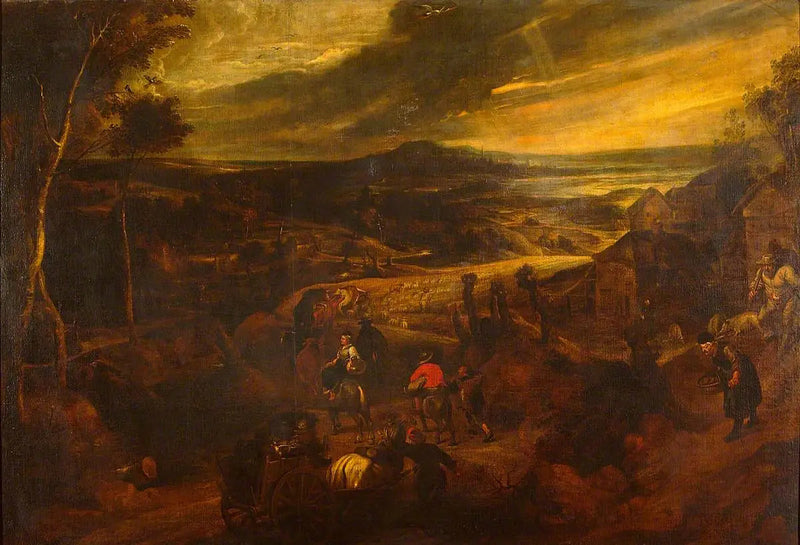Paisagem com camponeses - Peter Paul Rubens