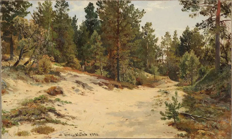 Paisagem com pinheiros - Ivan Chichkine