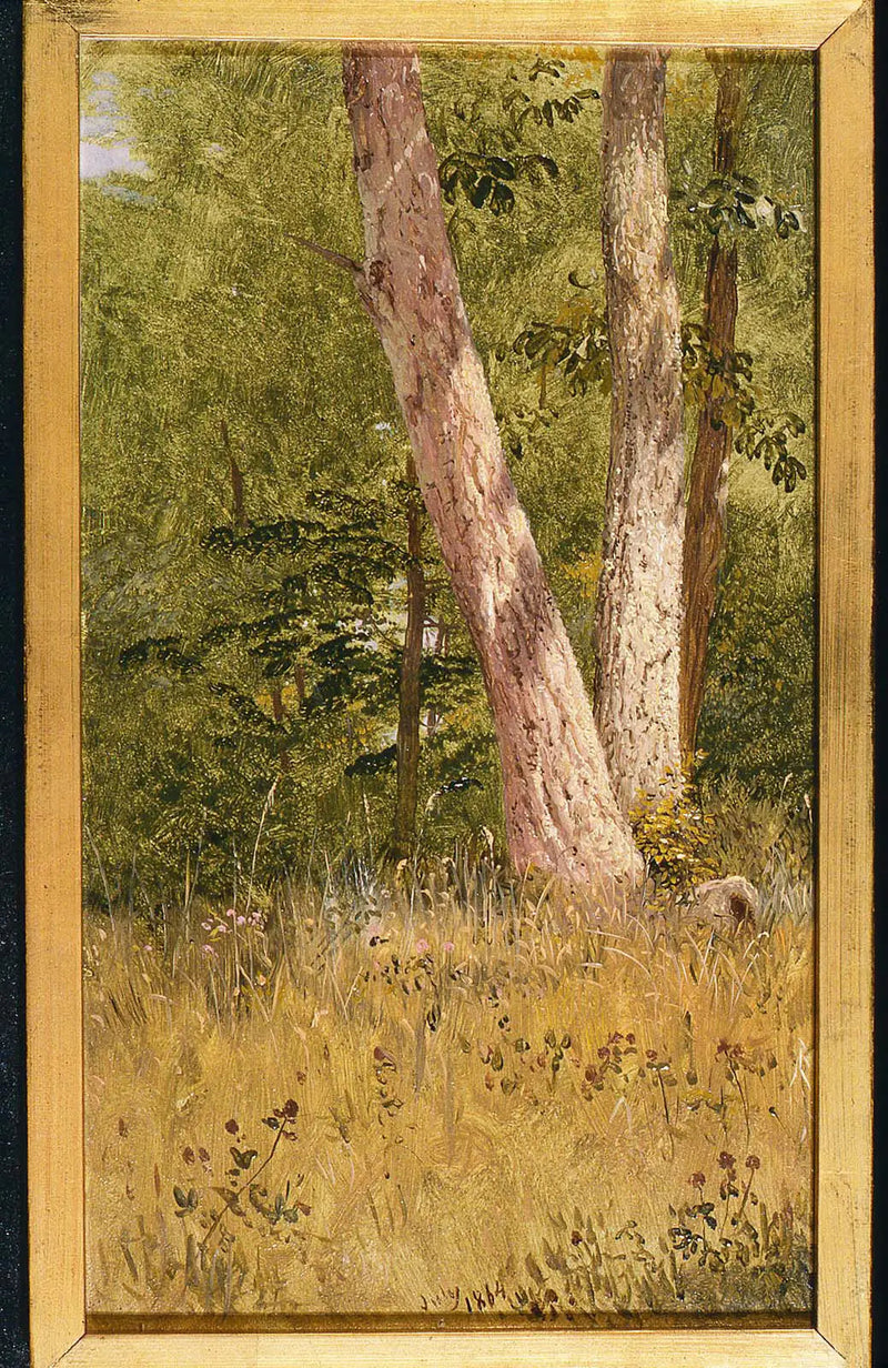 Paisagem com duas árvores - Frederic Edwin Church