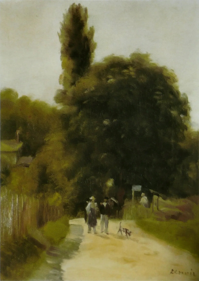 Paisagem com duas figuras - Pierre-Auguste Renoir
