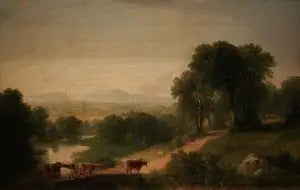 Paisagem com gado - Asher Brown Durand