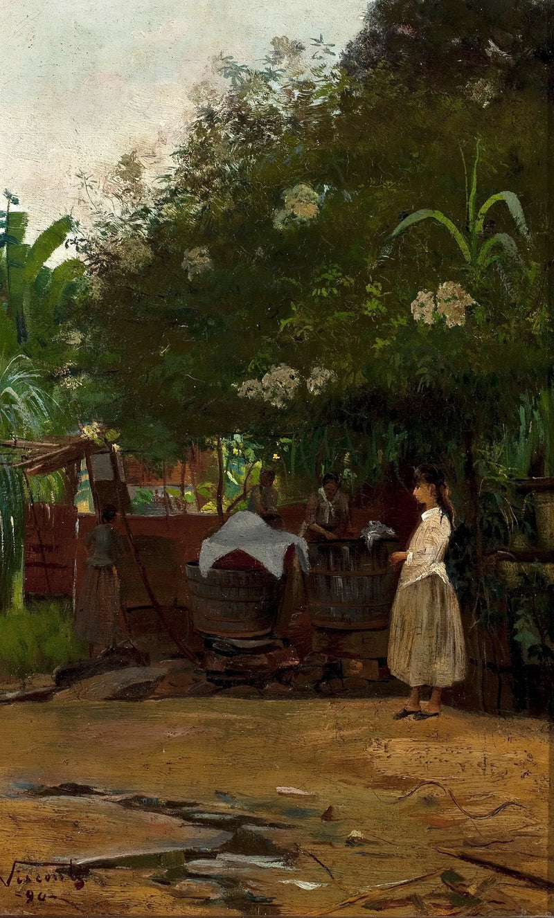 Paysage avec figure - Eliseu Visconti