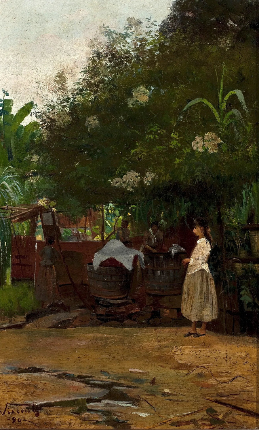 Paysage avec figure - Eliseu Visconti