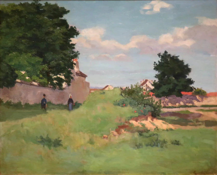 Paisagem com figuras - Armand Guillaumin