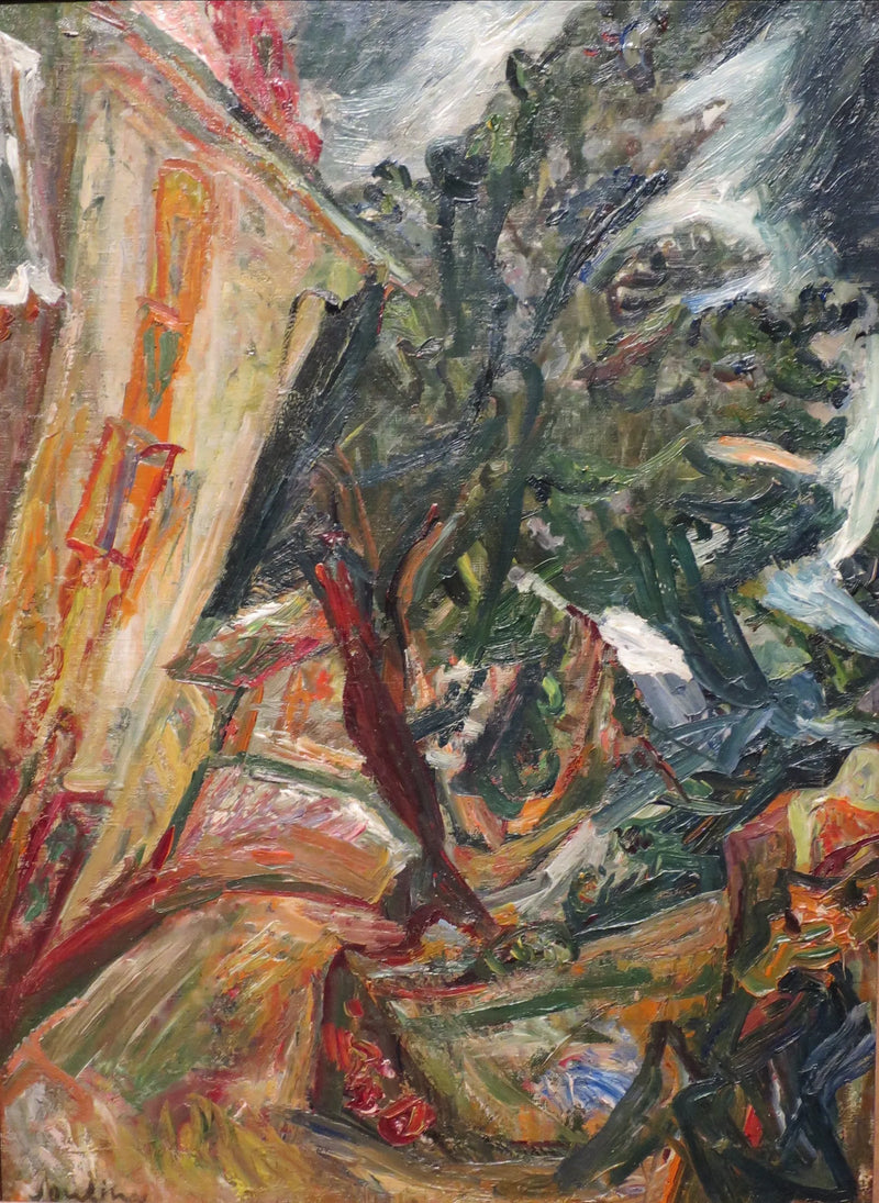 Paisagem com figuras─Céret - Chaim Soutine
