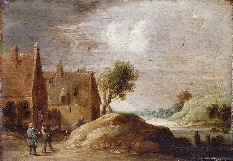 Paisagem com figuras - David Teniers Júnior