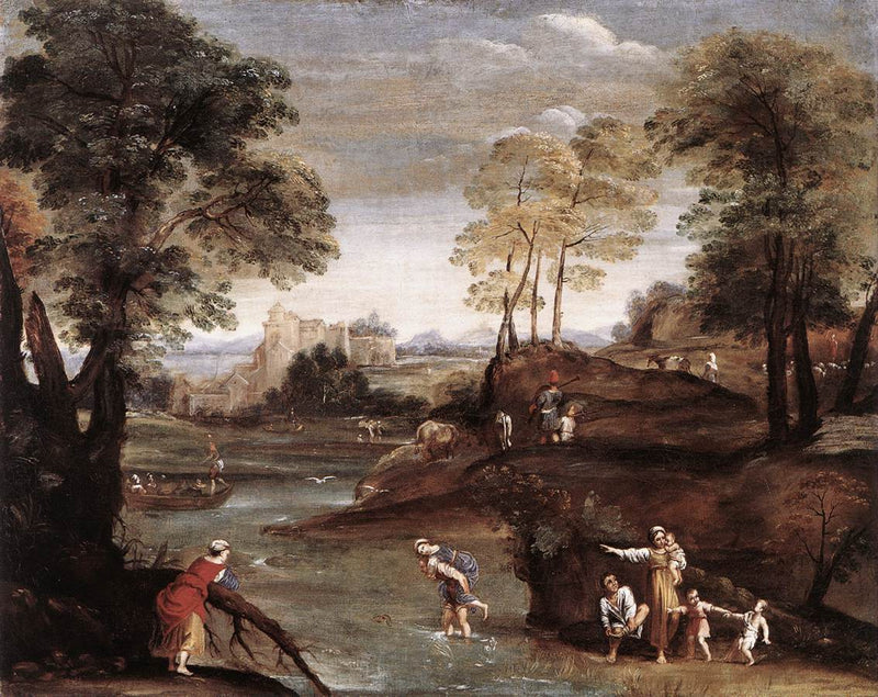 Paisagem com Ford - Domenichino