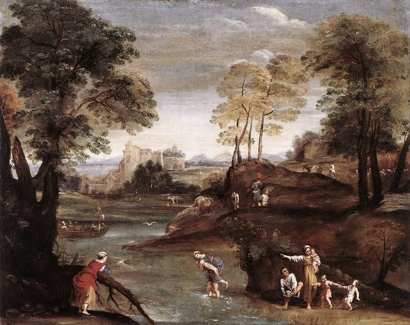 Paisagem com Ford - Domenichino