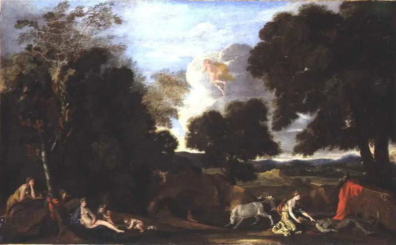 Paisagem com Juno e Argus - Nicolas Poussin