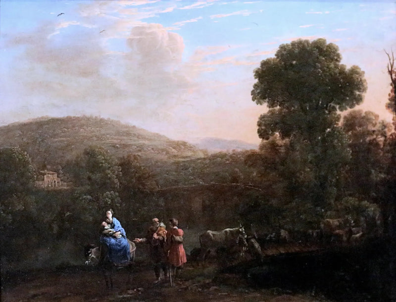 Paisagem com a fuga para o Egito - Claude Lorrain