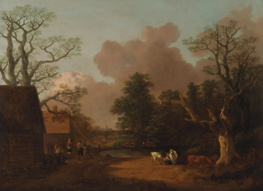 Paisagem com a Leiteira - Thomas Gainsborough