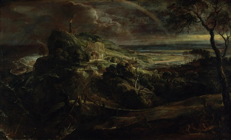 Paisagem com o naufrágio de Paul - Peter Paul Rubens
