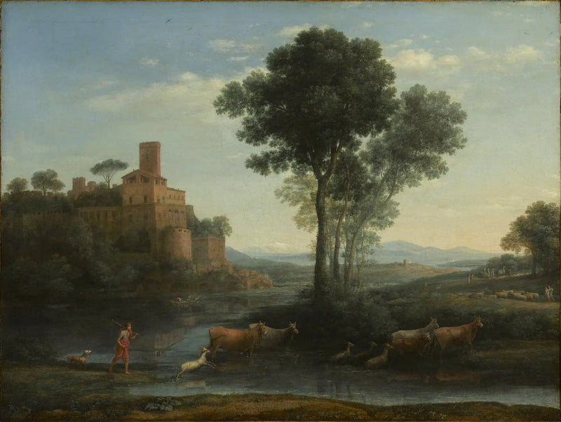 Paisagem com a viagem de Jacó - Claude Lorrain