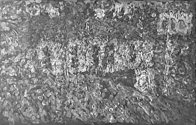 Paisagem com casas e curso d'água - Kazimir Malevich