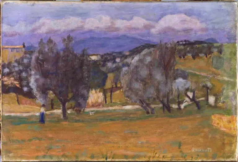 Paysage avec montagne (l'Estérel) - Pierre Bonnard image 1 copie de tableau peinte à la main