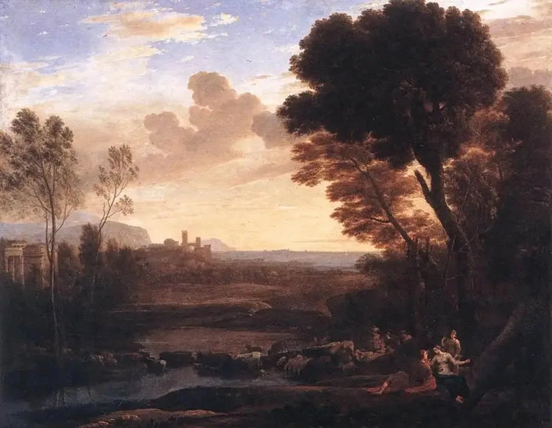 Paisagem com Páris e Énone - Claude Lorrain