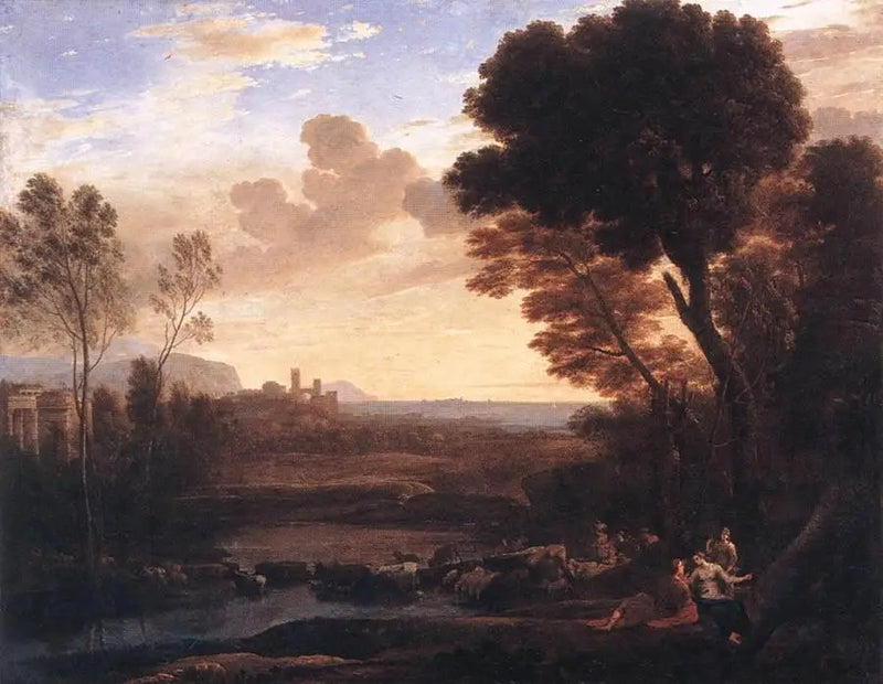 Paisagem com Páris e Énone - Claude Lorrain