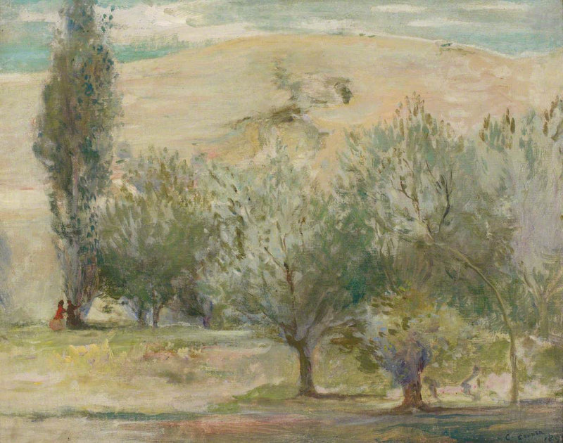 Paisagem com personagens - Charles Conder