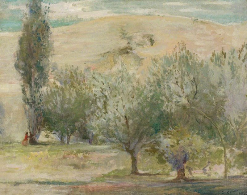 Paisagem com personagens - Charles Conder