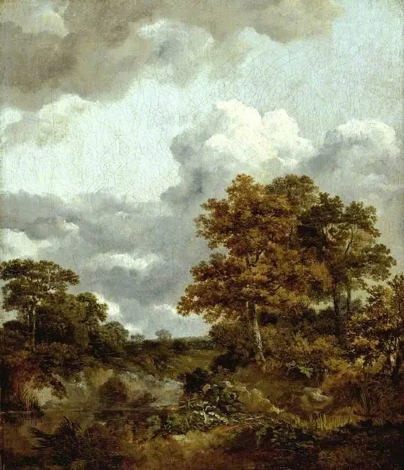 Paisagem com piscina - Thomas Gainsborough