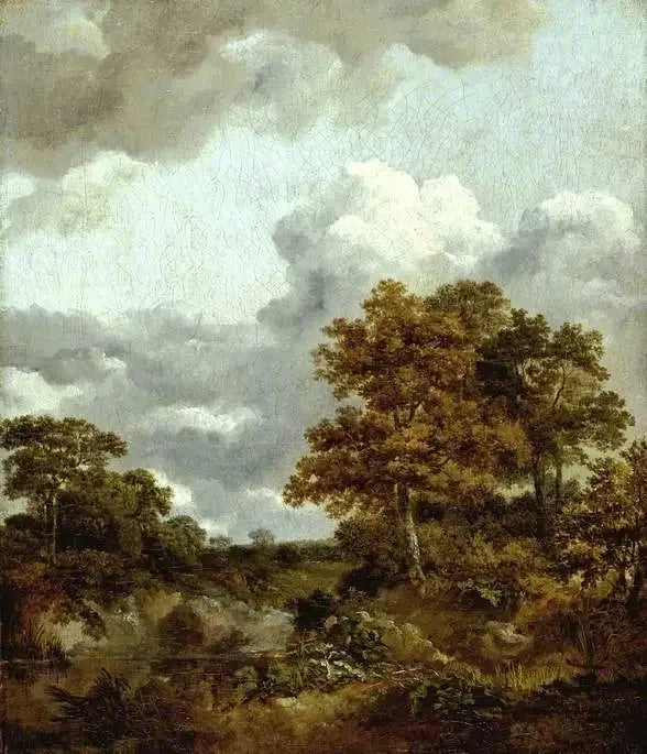 Paisagem com piscina - Thomas Gainsborough