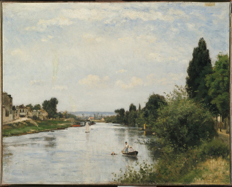 Paisagem com rio - Stanislas Lépine