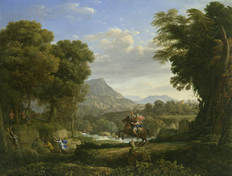 Paisagem com São Jorge e o Dragão - Claude Lorrain