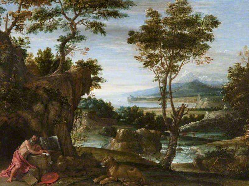 Paisagem com São Jerônimo - Domenichino