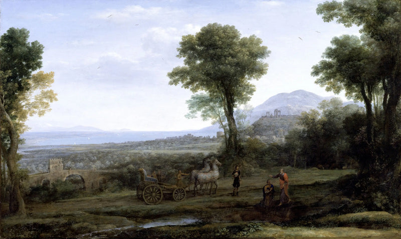 Paisagem com São Filipe batizando o eunuco - Claude Lorrain