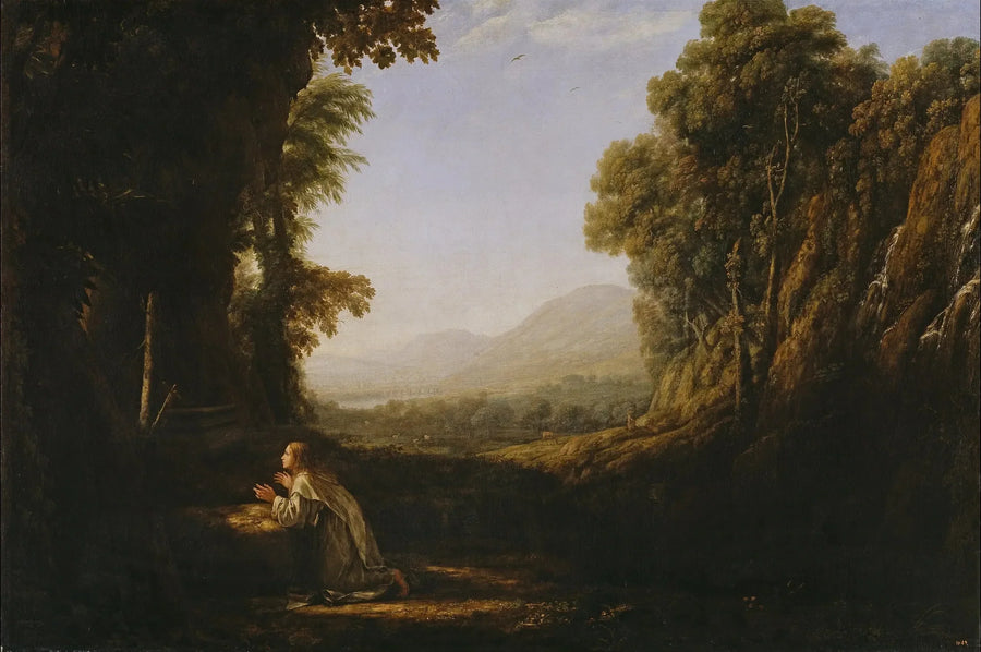 Paisagem com Santa María de Cervelló - Claude Lorrain