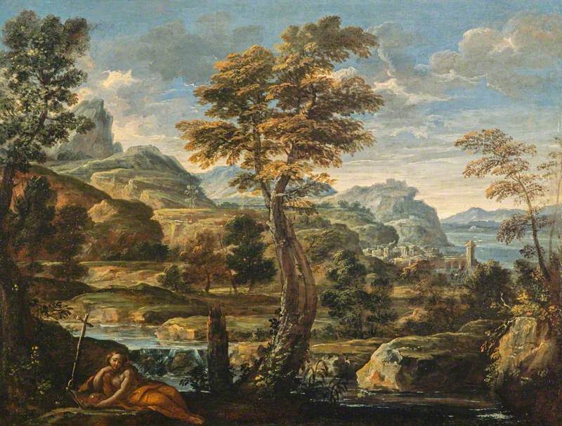 Paisagem com Santa Maria Madalena - Pietro da Cortona