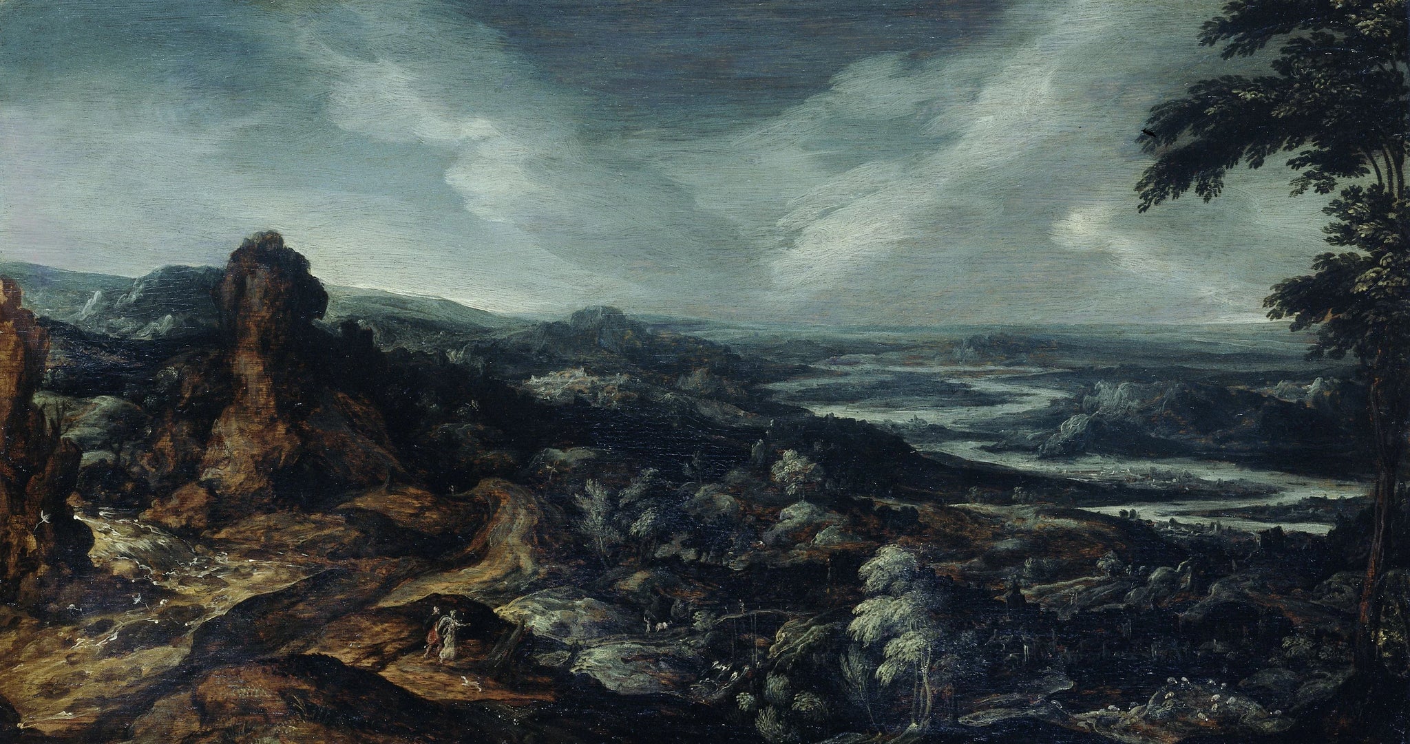Paysage avec Tobias et l'Ange - Kerstiaen de Keuninck