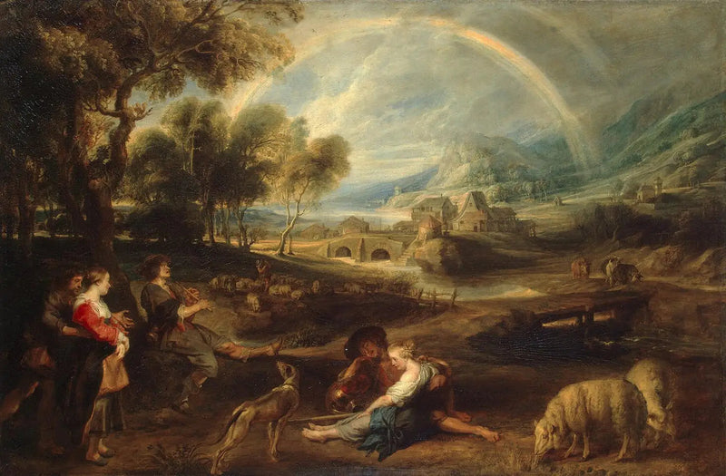 Paisagem com arco-íris - Peter Paul Rubens