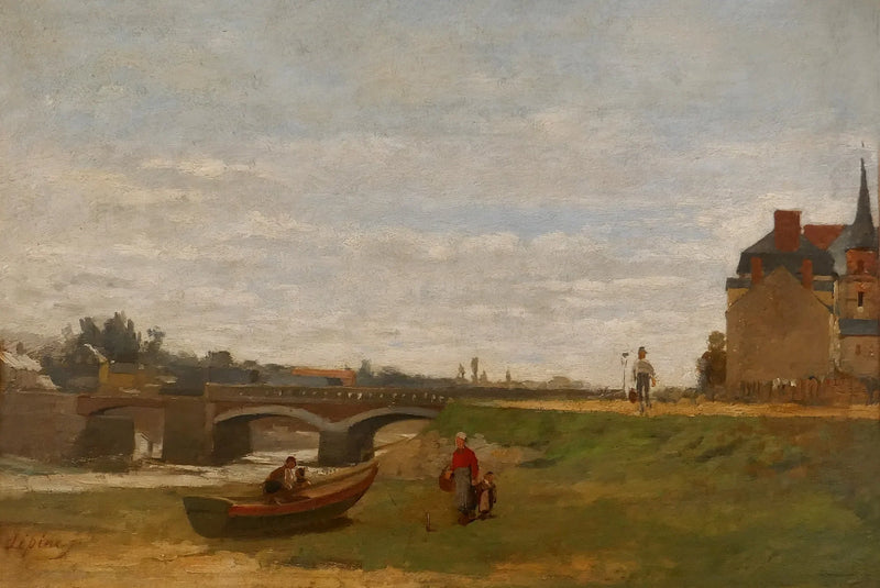 Paisagem com uma ponte - Stanislas Lépine