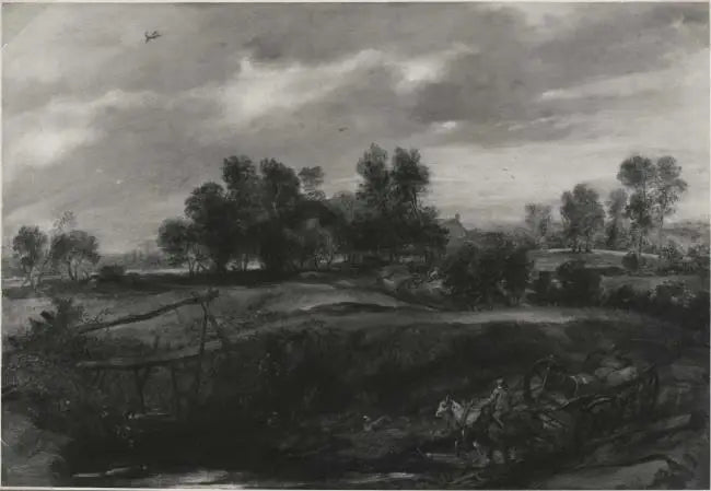 Paisagem com uma carruagem - Peter Paul Rubens