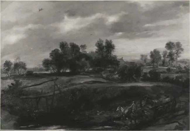 Paisagem com uma carruagem - Peter Paul Rubens
