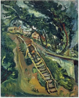 Paisagem com escadaria - Chaim Soutine