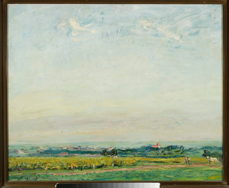Paisagem com vista para Landau - Max Slevogt