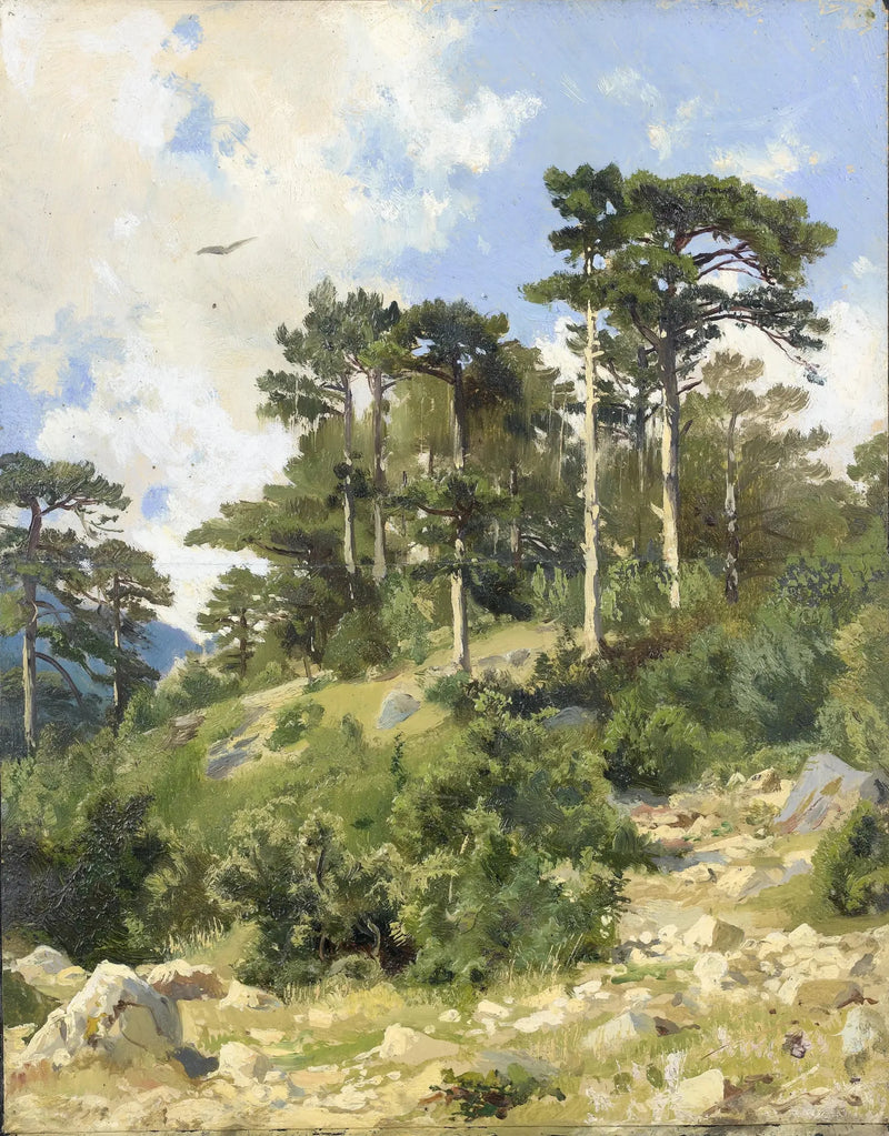 Paisagem arborizada - Ivan Chichkine