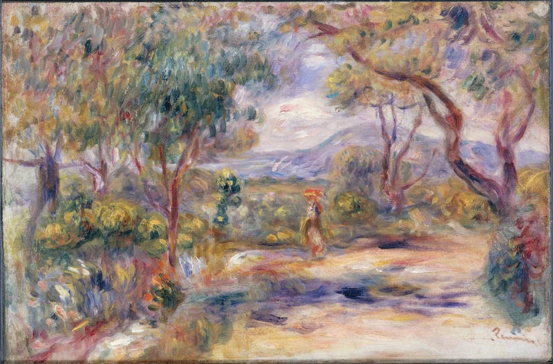 Paisagem em Cagnes (Jardim de Renoir) - Pierre-Auguste Renoir