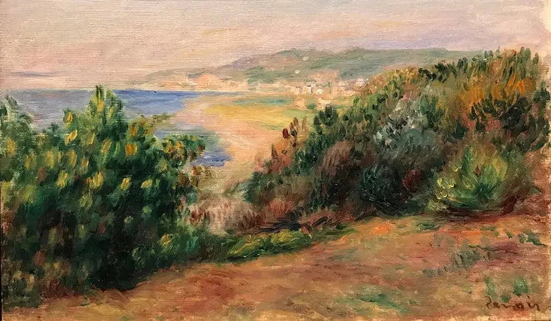 Paisagem em Cagnes - Pierre-Auguste Renoir