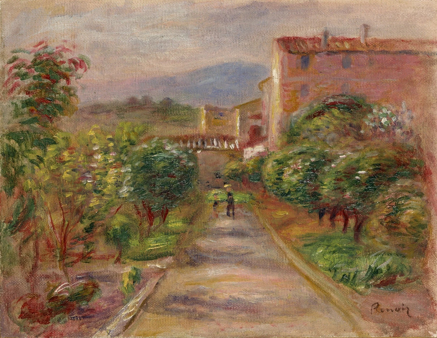 Paisagem em Cagnes - Pierre-Auguste Renoir