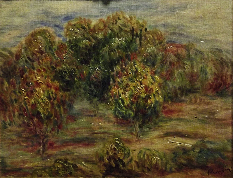 Paisagem perto de Cagnes - Pierre-Auguste Renoir