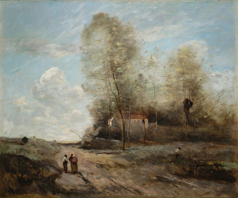 Paisagem campestre - Jean-Baptiste Camille Corot
